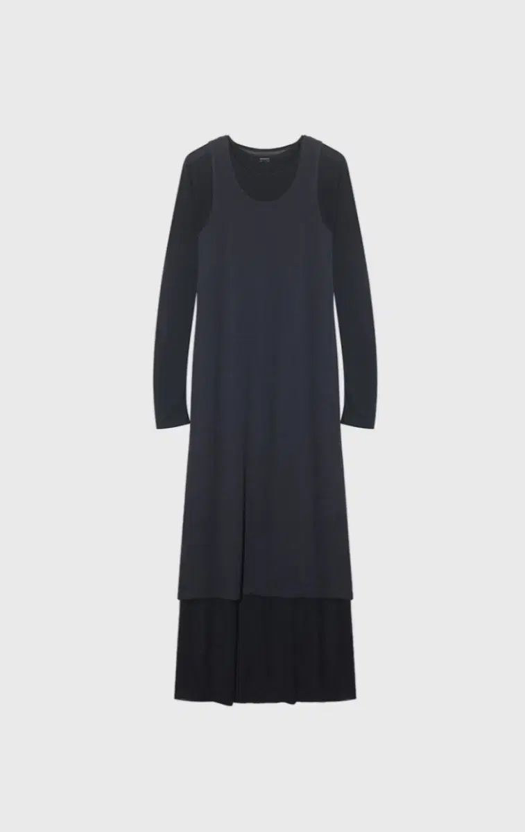 monoha ウール スリム レイヤード ONE PIECE