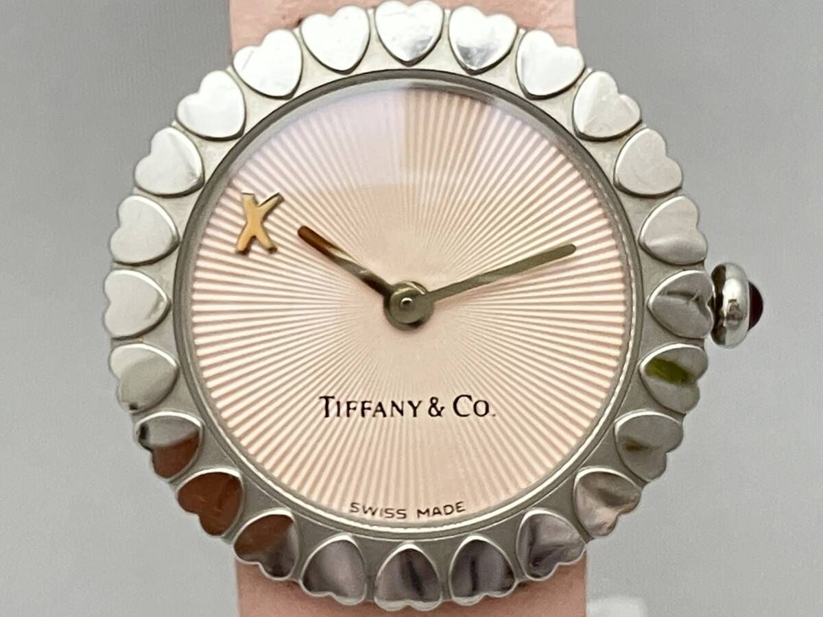 TIFFANY &Co. paloma picasso クラウンオブハート ピンク ベルト非純正