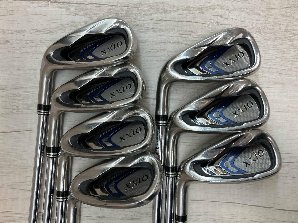 DUNLOP XXIO 9 レフティ アイアンセット ダンロップ FLEX 不明 7本セット 5-9.A.P 男性左利き用 ゴルフクラブ