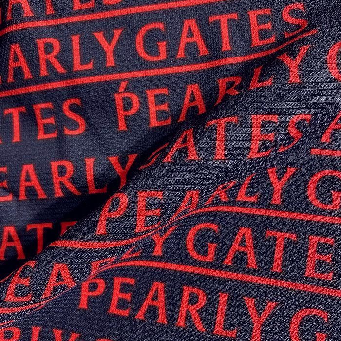 PEARLY GATES パーリーゲイツ ゴルフ TCドビー ラップ風 メゾンロゴ柄