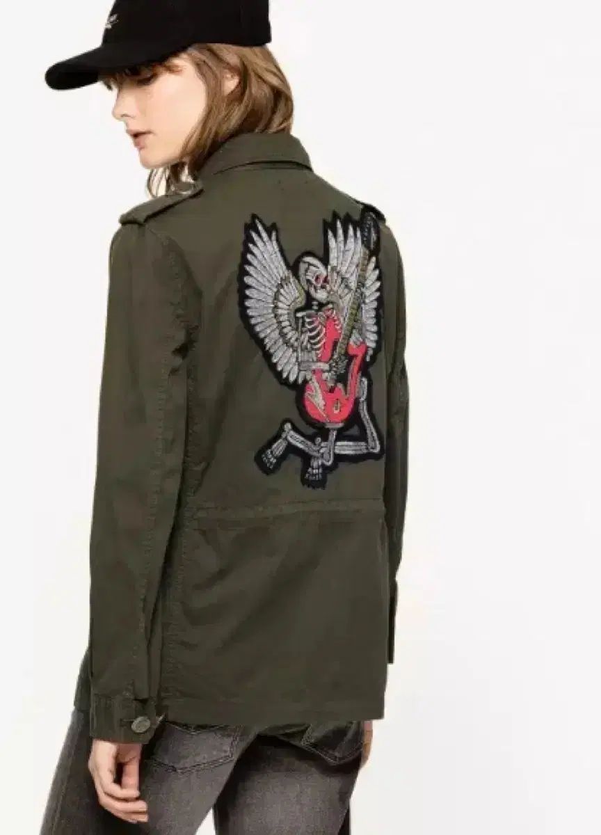 L ZADIG-VOLTAIRE ザディグ エ ヴォルテール カヤック ビーズ マウンテンパーカー ジャケット