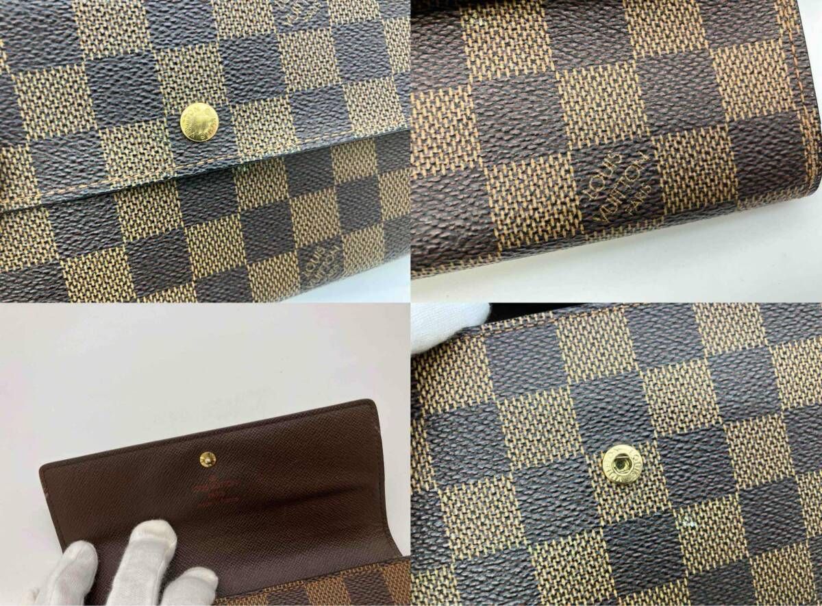  ルイヴィトン ダミエ エテュイ N 61202 SP 16 二つ折り財布 折り財布