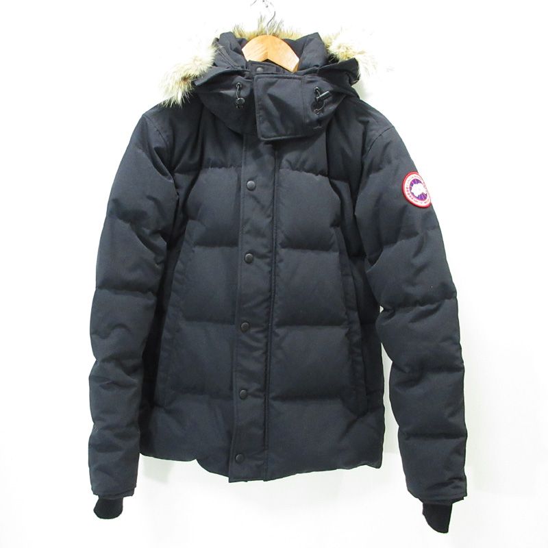CANADA GOOSE | カナダグース WYNDHAM PARKA ウィンダムパーカ ロゴワッペン襟2 WAYダウンジャケット 3808 MA ブラック サイズ L 108
