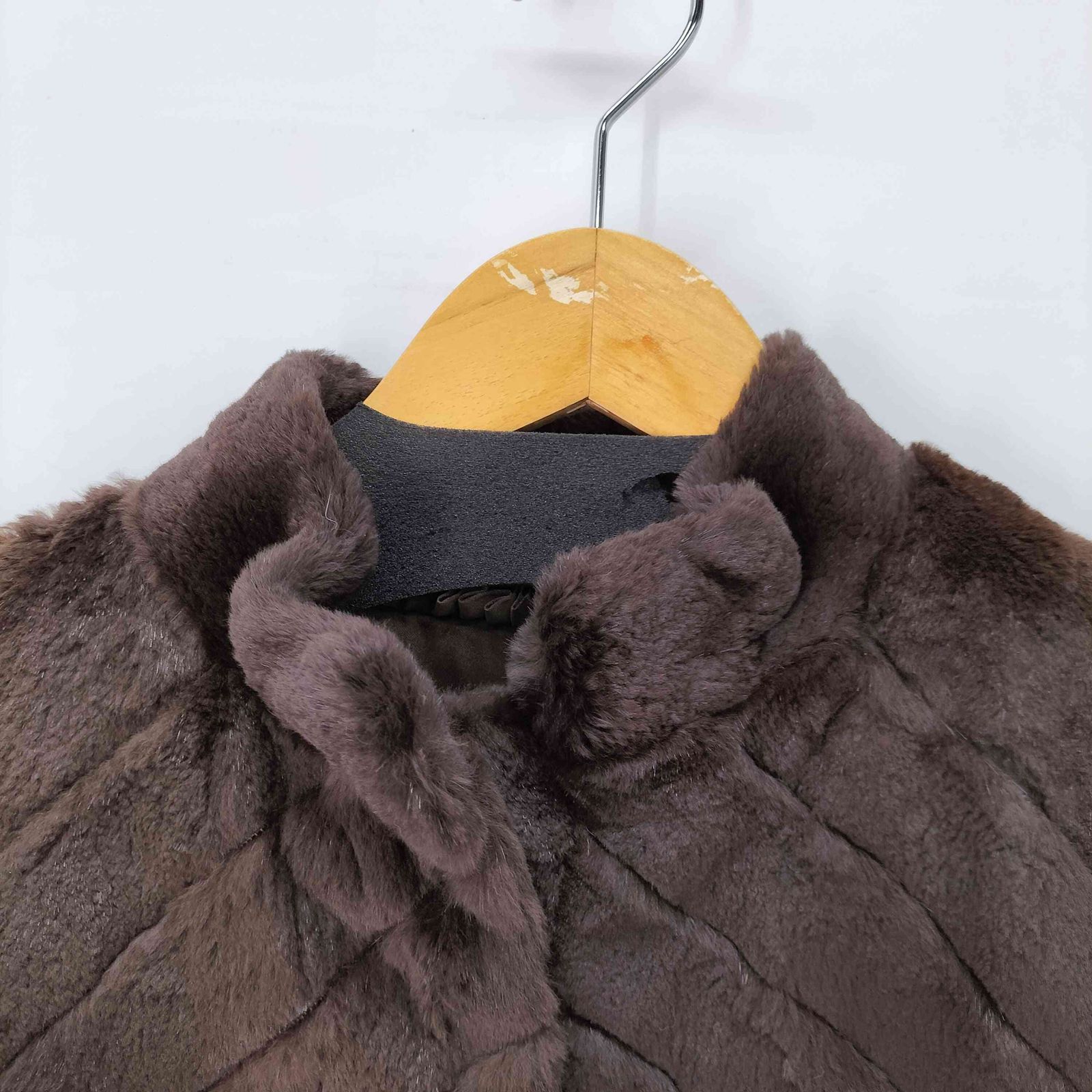 ユーズドフルギ USED古着 ファージャケット レディース 表記無 - メルカリ