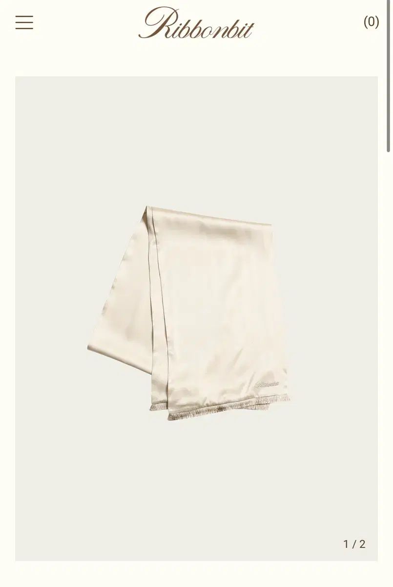 ribbonbit リーシルク マフラー