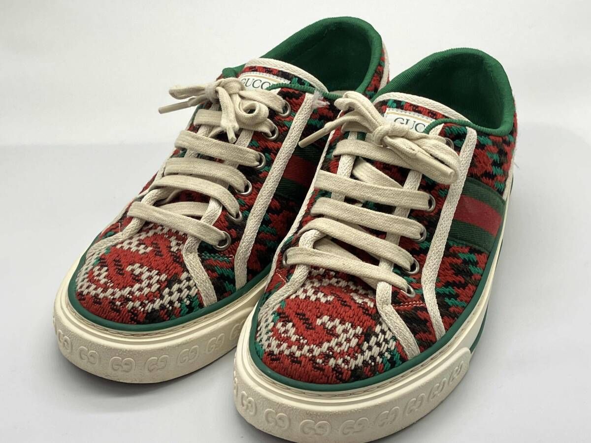 GUCCI グッチ tennis 1977 グリーン レッド ホワイト 緑 赤 白 