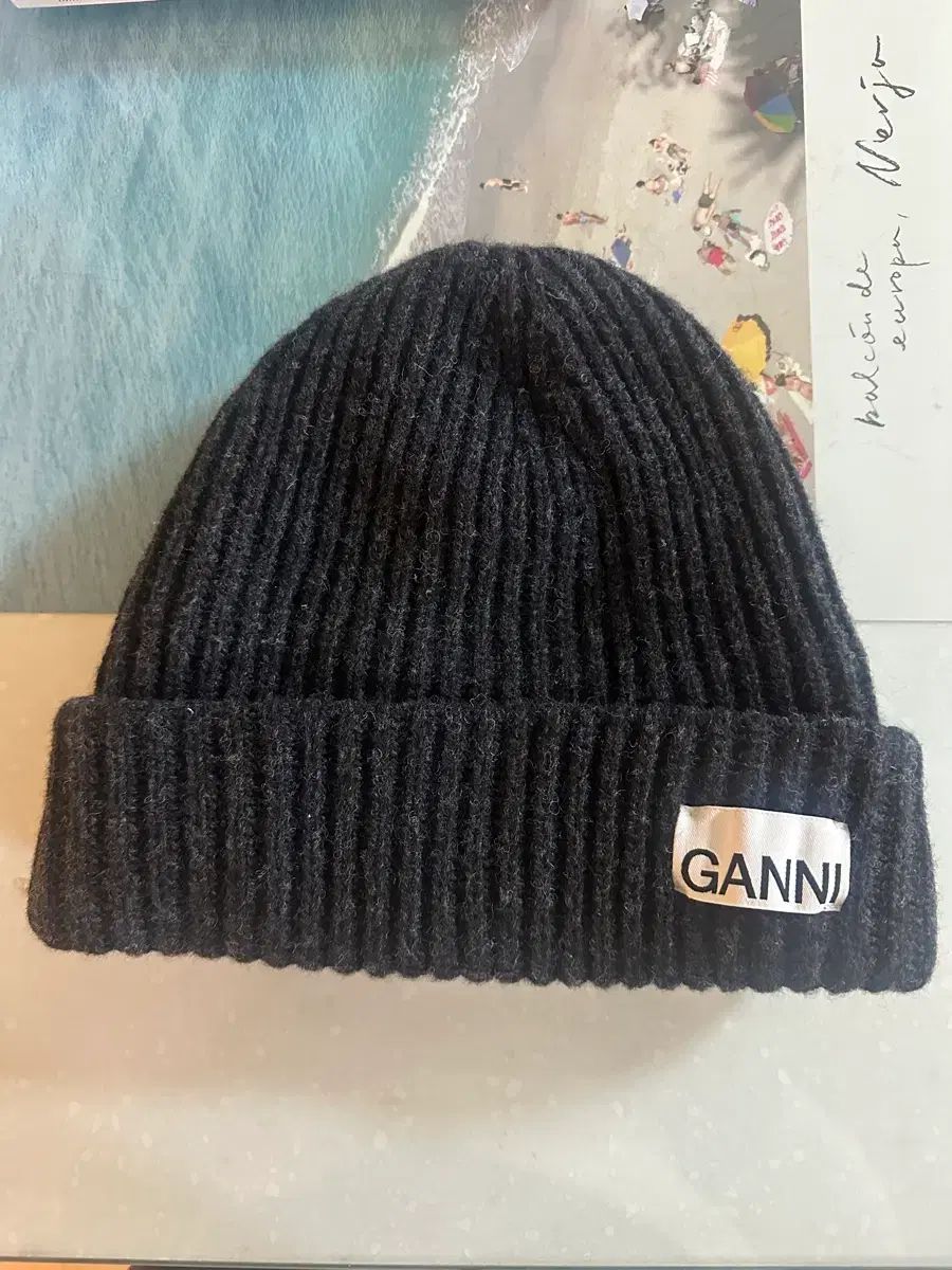 GANNI ガニー チャコール ビーニー