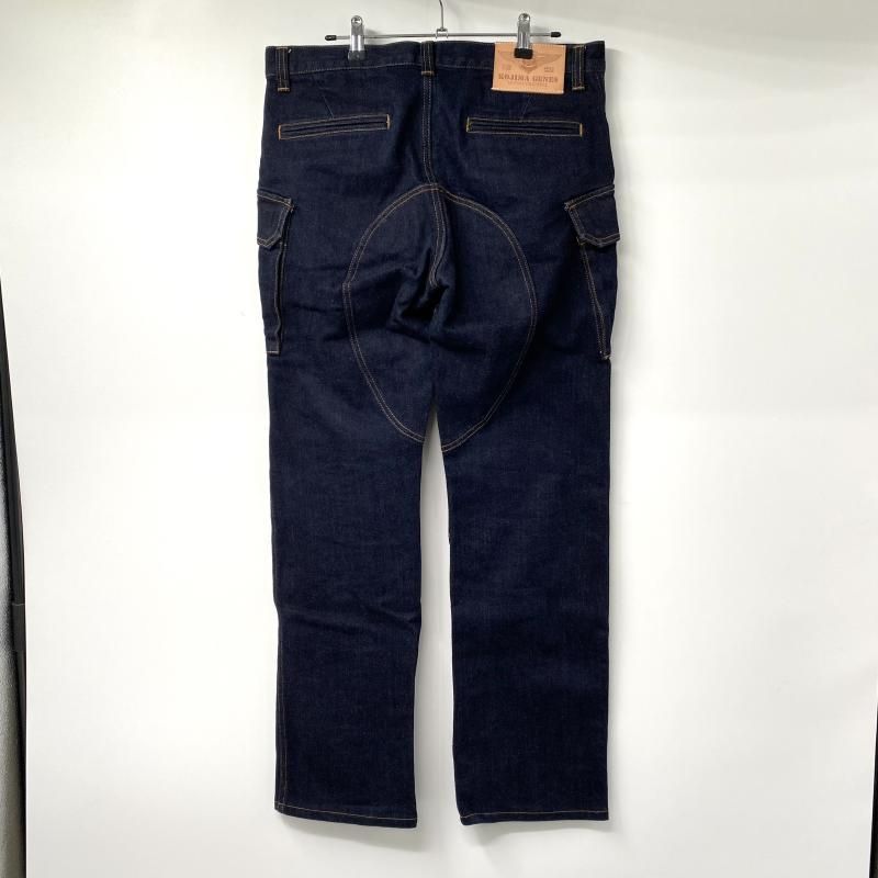 中古】KOJIMA GENES ダブルニー ダイヤモンドキルティングカーゴデニム 