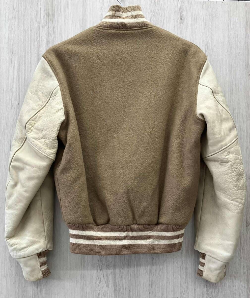 Golden Bear ゴールデンベア ワッペン 本革 メルトン スタジャン 袖