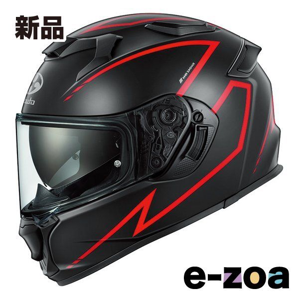 OGK オージーケー KAMUI-5 SPRIA スプリア フラットブラックレッド M レッドM 2667137