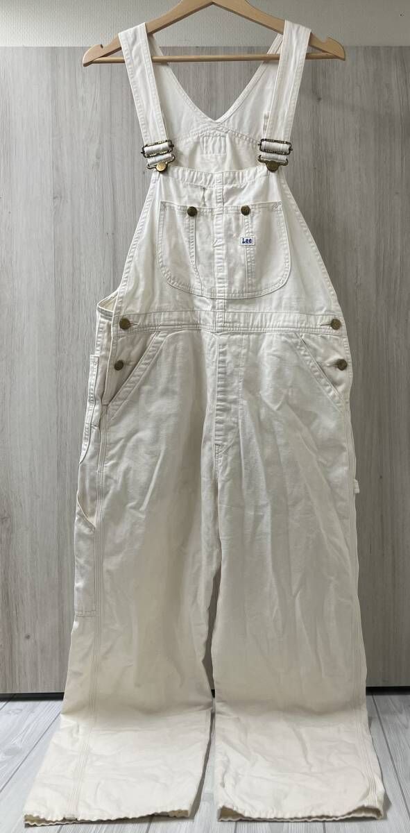 Lee リー LL 7254 オーバーオール サイズM ホワイト