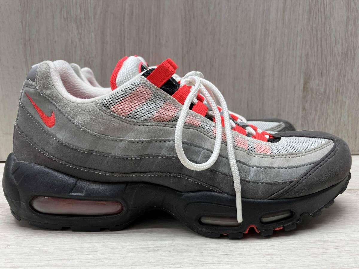 NIKE|ナイキ AT 2865-100 AIR MAX 95 OG ソーラーレッド スニーカー メッシュアッパー 2018 ビジブルAIRクッション 26.5 cm スニーカー 靴