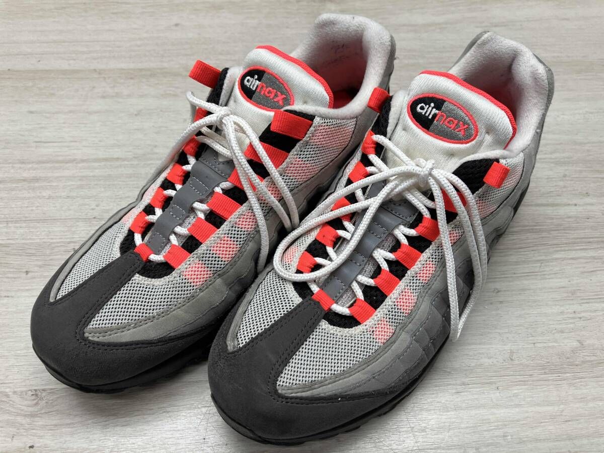 NIKE|ナイキ AT 2865-100 AIR MAX 95 OG ソーラーレッド スニーカー メッシュアッパー 2018 ビジブルAIRクッション 26.5 cm