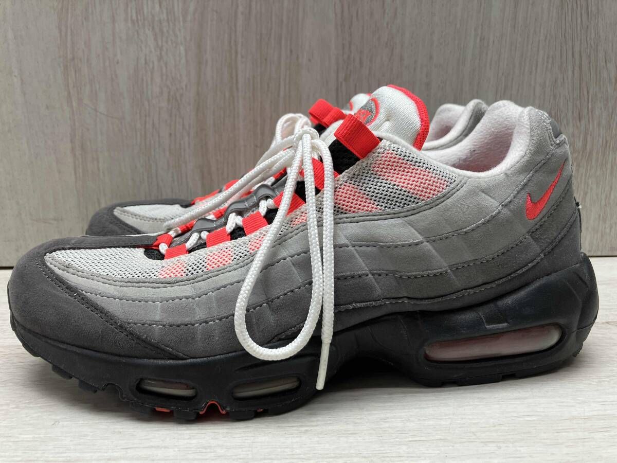 NIKE|ナイキ AT 2865-100 AIR MAX 95 OG ソーラーレッド スニーカー メッシュアッパー 2018 ビジブルAIRクッション 26.5 cm