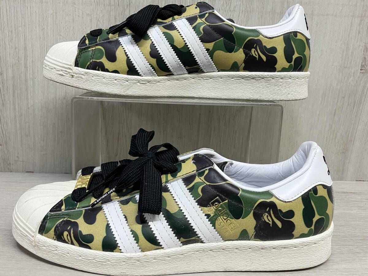  adidas × A BATHING APE GZ 8981 80 s GREEN CAMO スニーカー シューズ 靴 26.5 cm メンズ アディダス アベイシングエイプ スニーカー 靴
