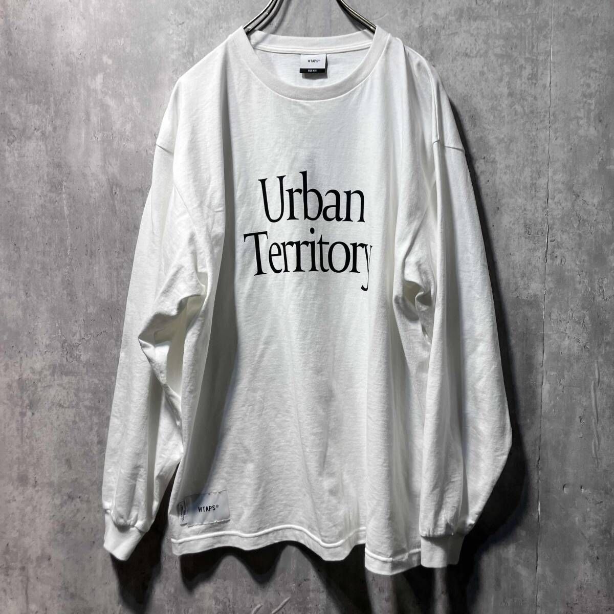 24aw WTAPS URBAN TERRITORY 長袖Tシャツ サイズ1 ホワイト ダブル
