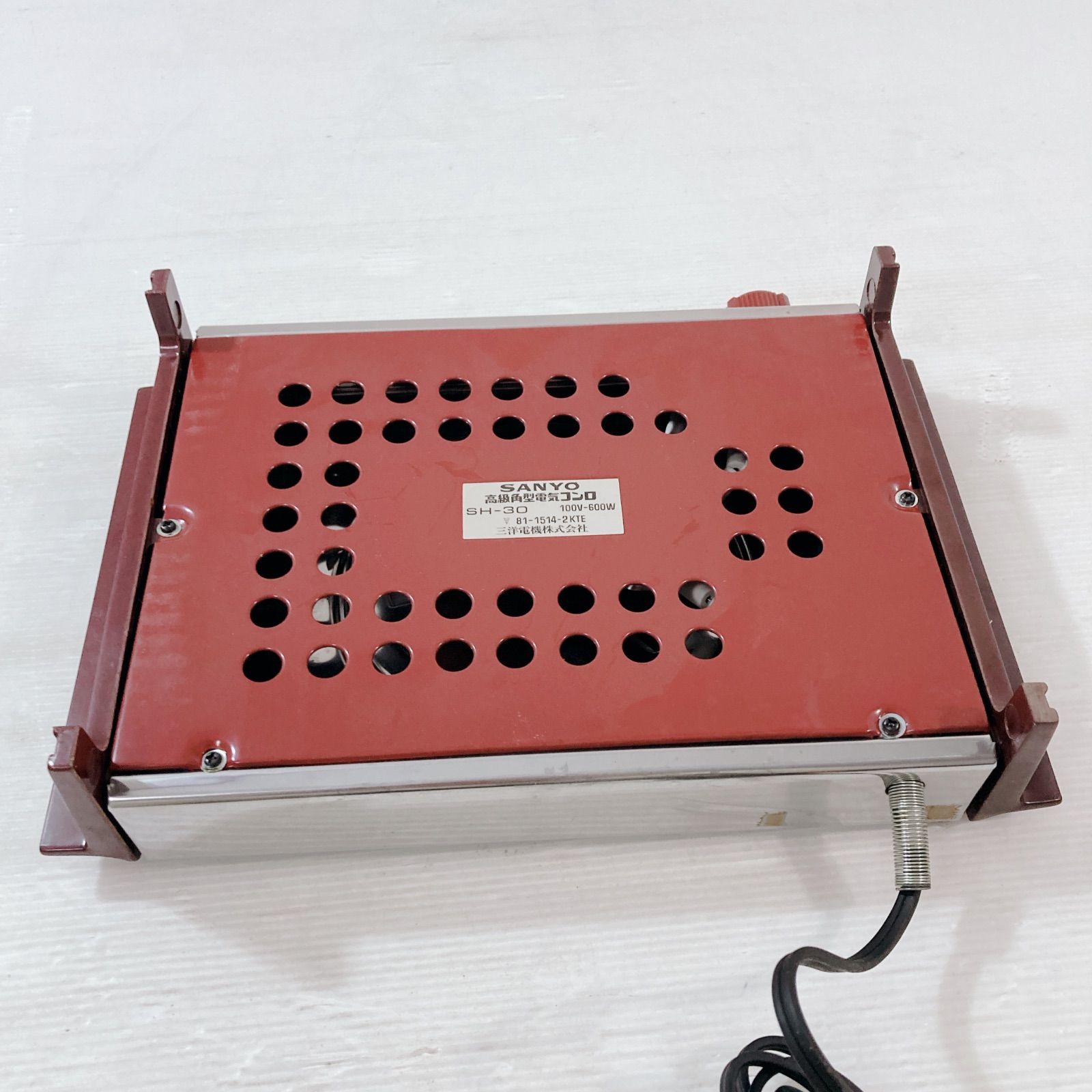 SANYO サンヨー電気コンロ SH-30 高級ステンレス製 コンロ 調理器具