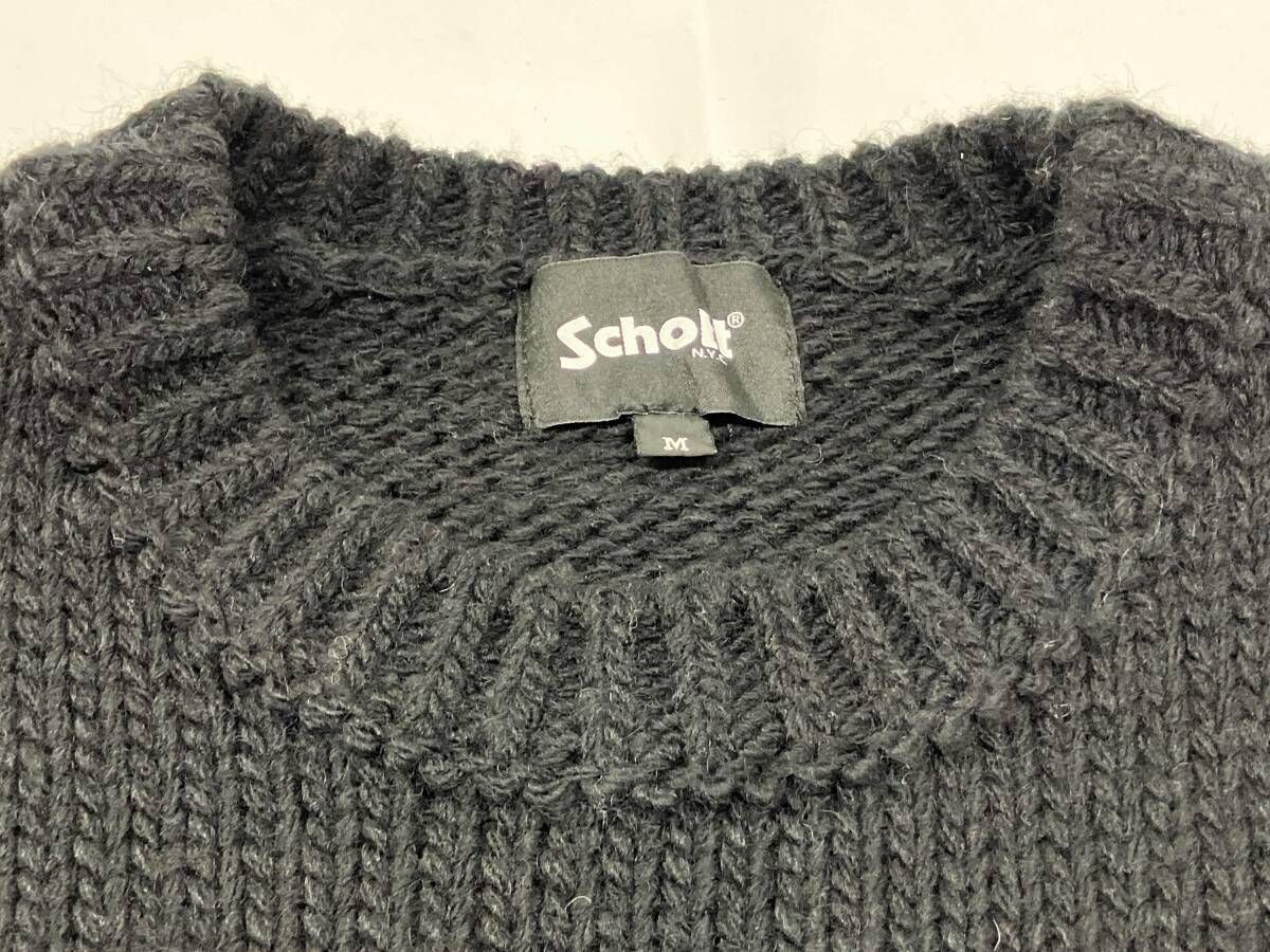 Schott CROSS BONE KNIT ショット 長袖ニット クロスボーン クルー 