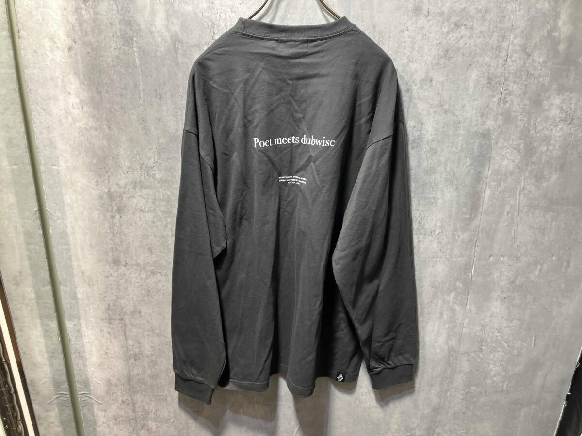 POET MEETS DUBWISE long sleeve tee グレーロンT XLサイズ ポエトミー