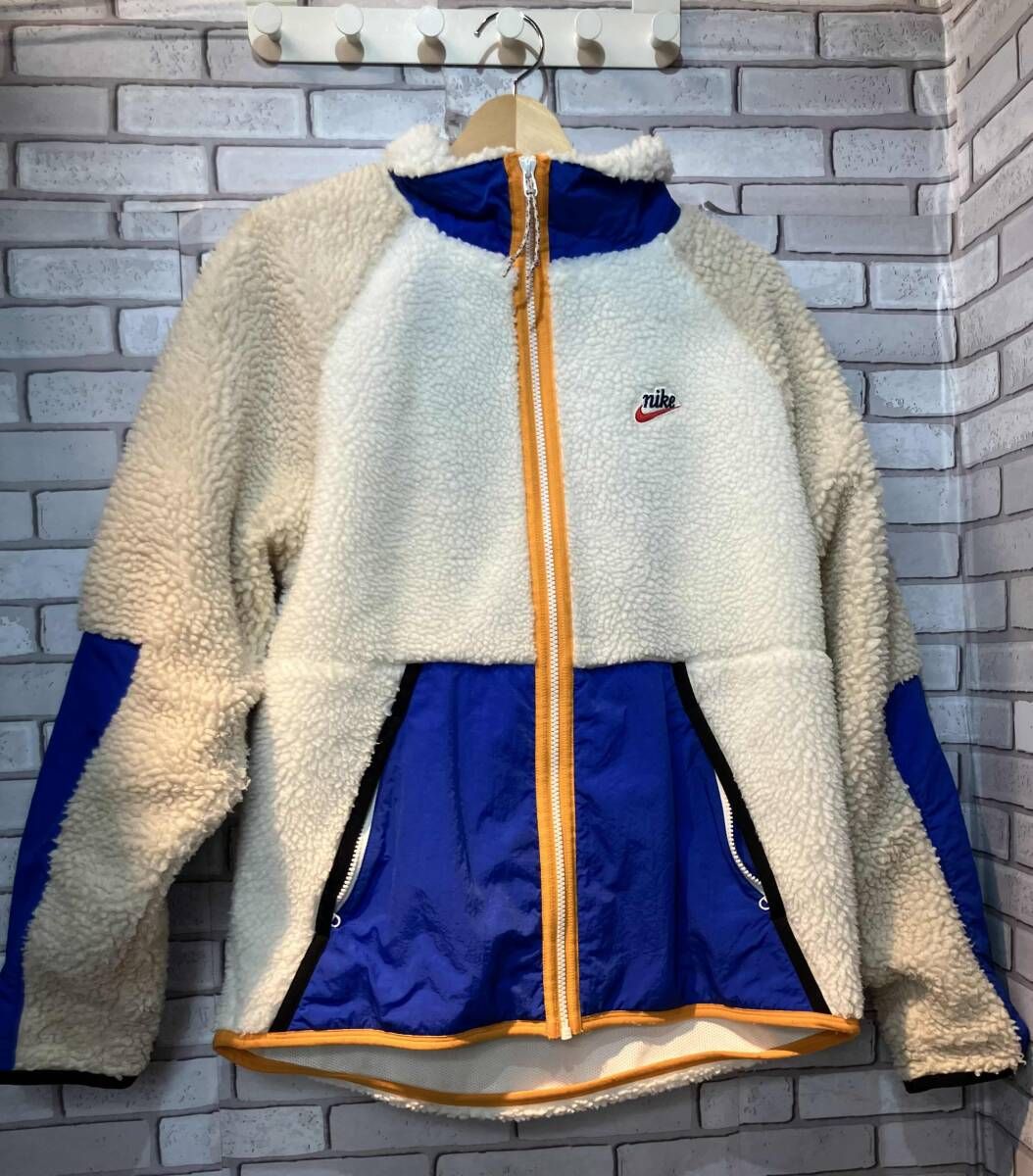 NIKE ナイキ フリース BV 3722-133 SHERPAジャケット ボアジャケット Lサイズ スポーツ