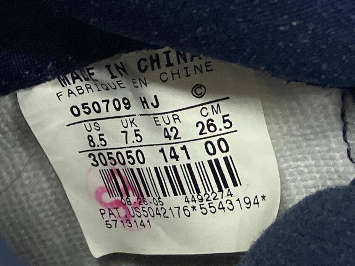  鑑定済み NIKE ナイキ SB Dunk high エスビーダンクハイ 305050-141 ネイビー×ホワイト スニーカー 26.5 cm スニーカー 靴