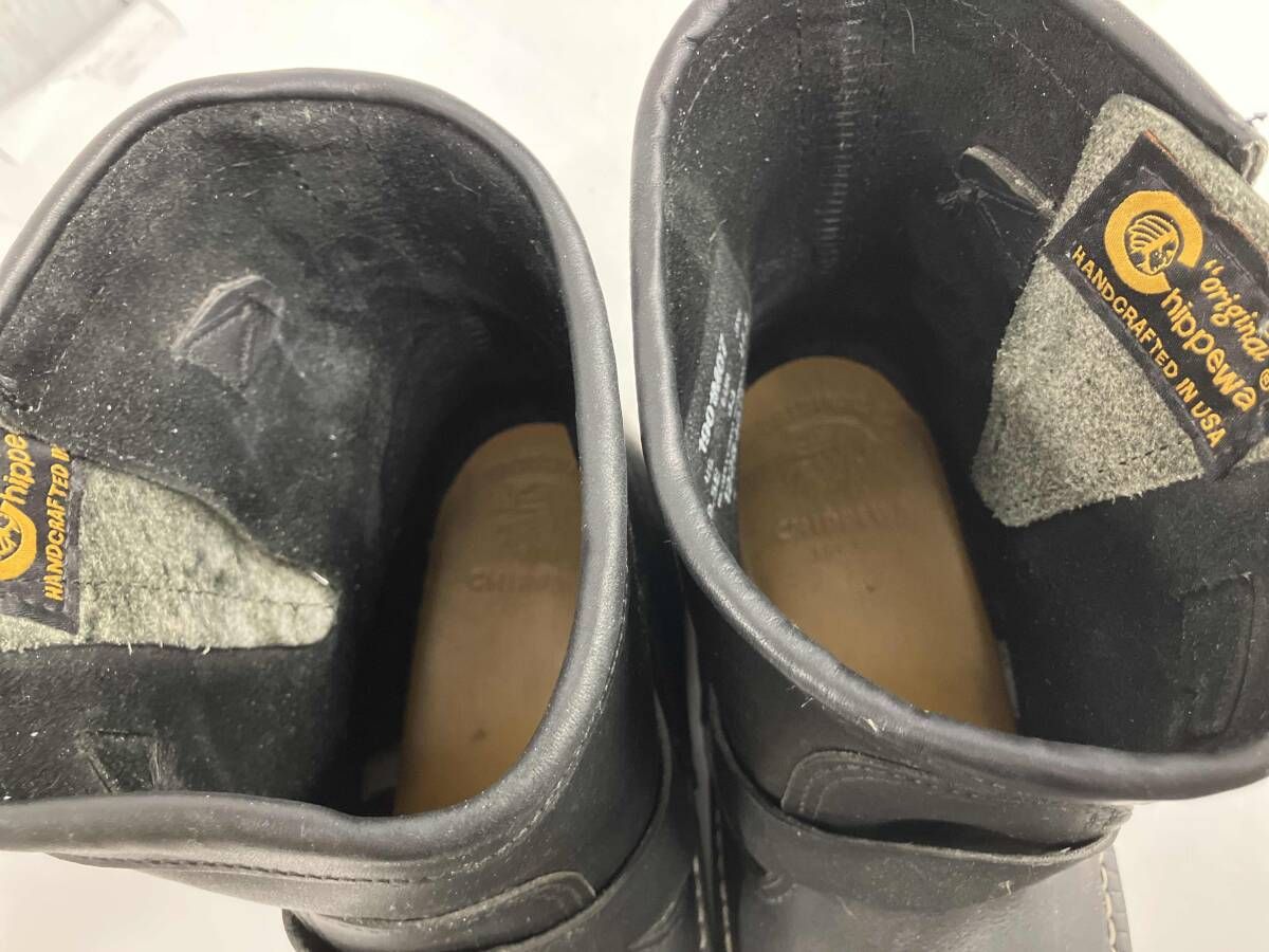  エンジニアブーツ チペワ ショートブーツ ブラック size 27.5㎝ その他 ブーツ 革靴
