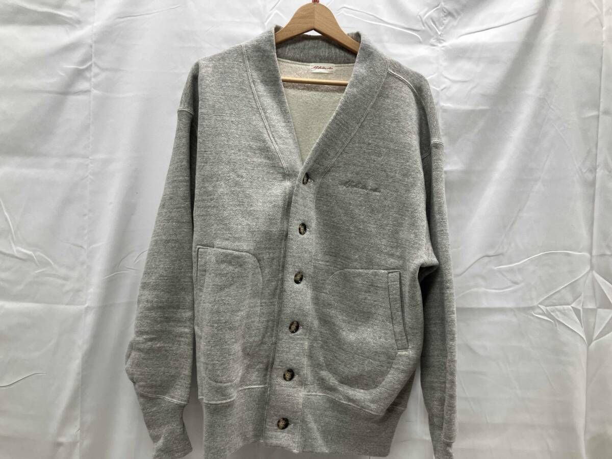 × カーディガン SWEAT GRAY 表記サイズ36 グレー