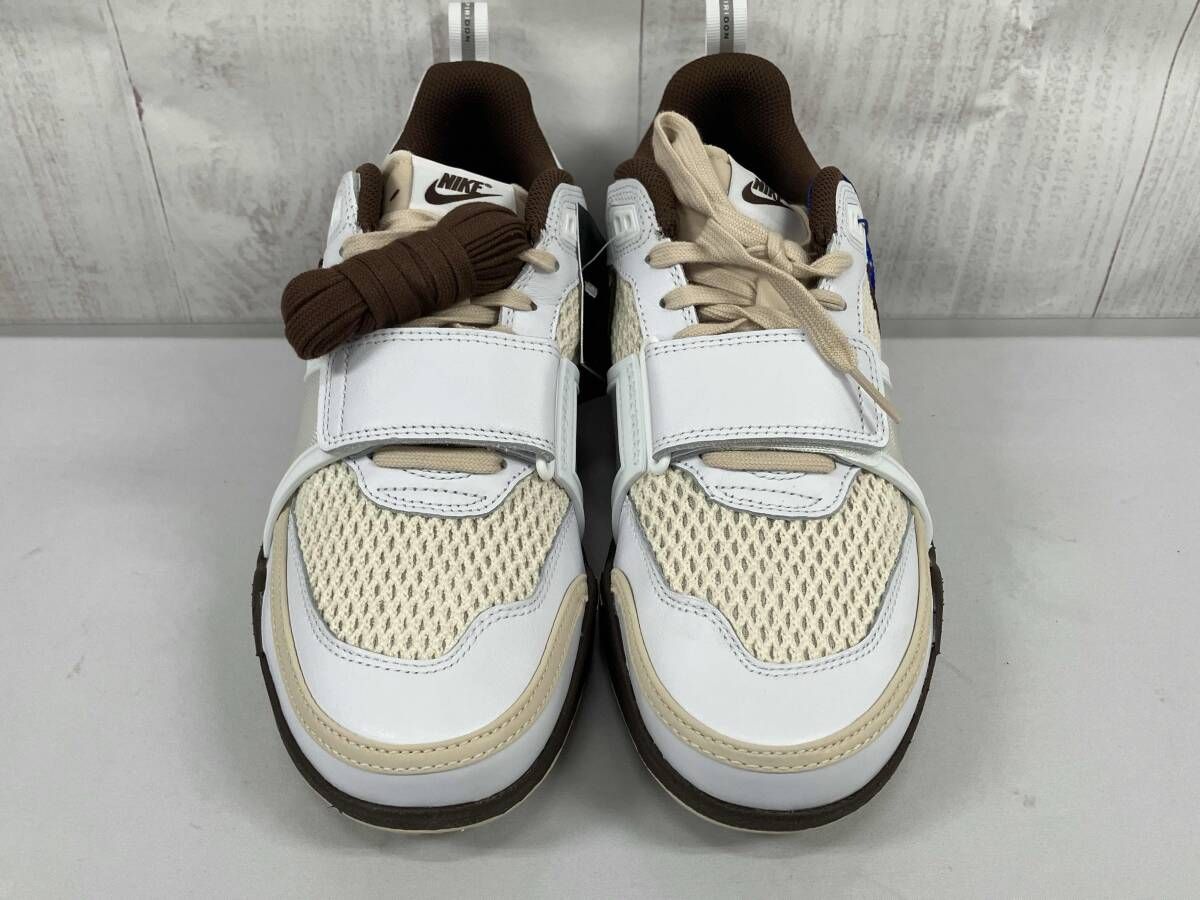 鑑定済み タグ付き NIKE ナイキ ZOOM FIELD JAXX ズームフィールドジャックス HQ 3073-100 ブラウン×ホワイト スニーカー 27.0 cm