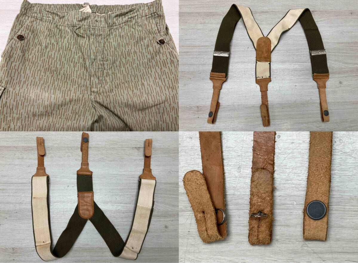 旧東ドイツ軍 レインドロップカモフラージュカーゴパンツ ミリタリー