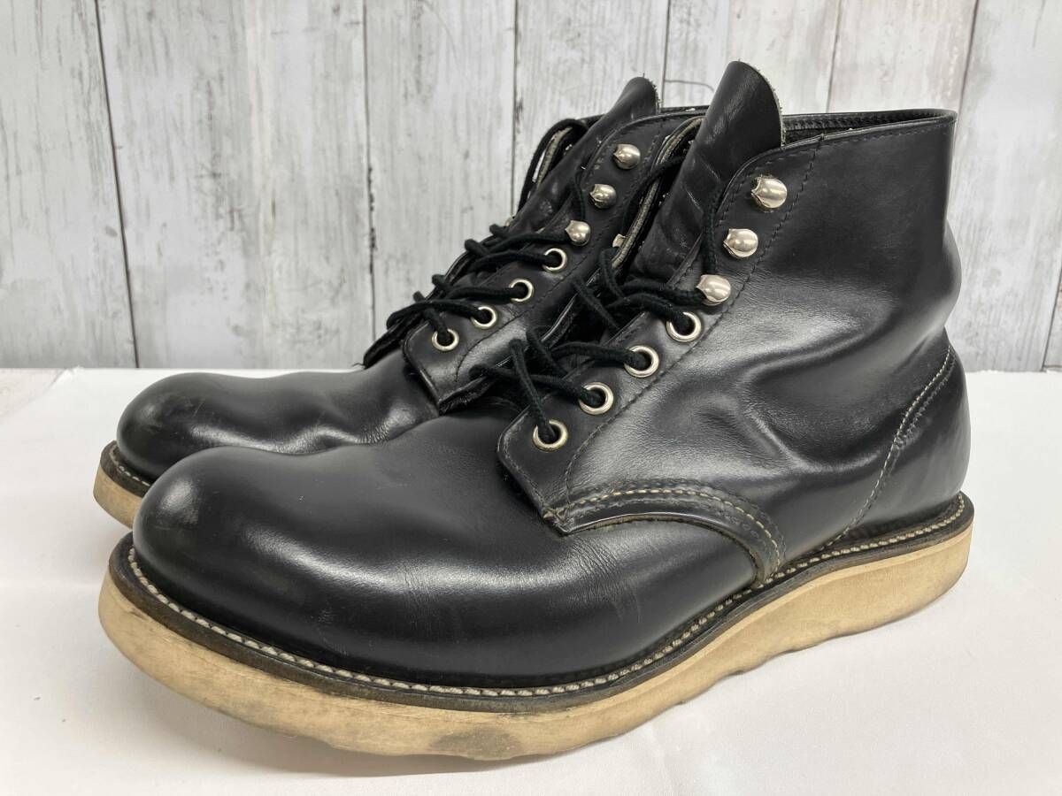 REDWING 8165 ワークブーツ レッドウィング レースアップ ショートブーツ ブラック