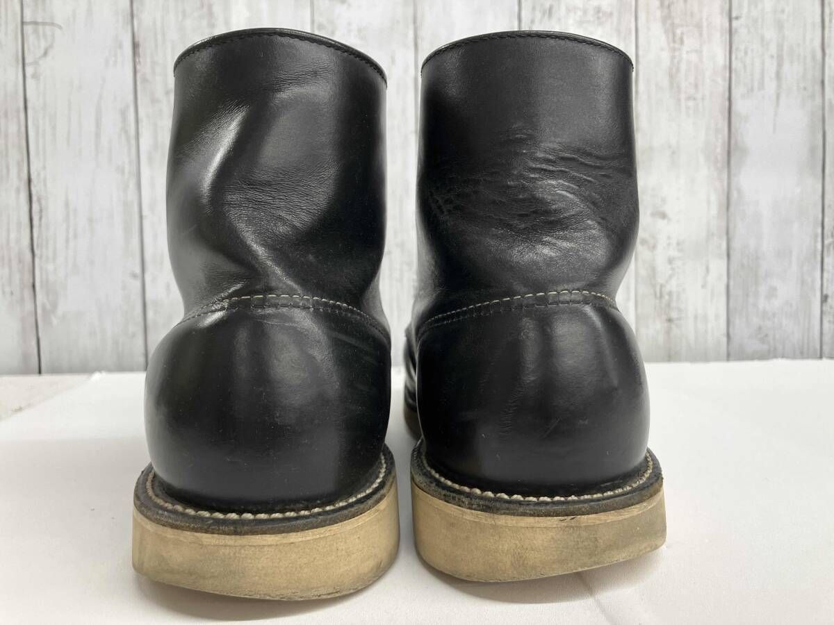 REDWING 8165 ワークブーツ レッドウィング レースアップ ショートブーツ ブラック