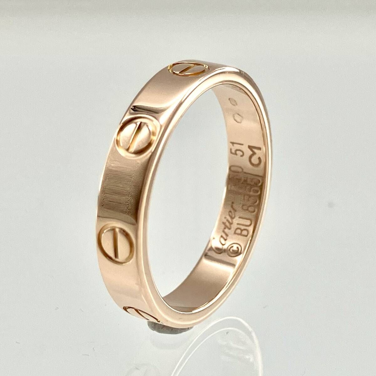 Cartier ラブリング #47 箱・証明書付き Cartier（カルティエ） リング ラブリング 指輪 K18WG 750 #47 約7号