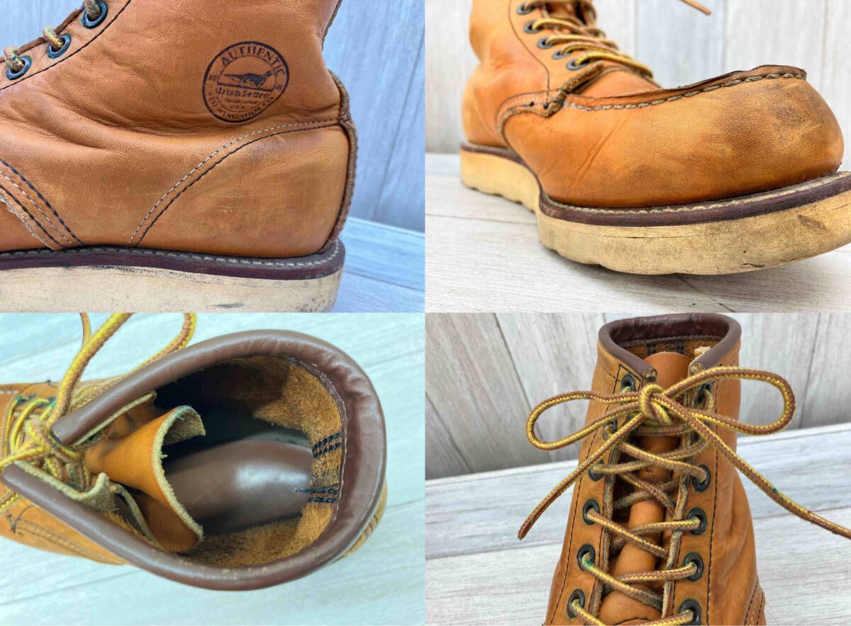  RED WING レッドウイング サイズ7 ワークブーツ 犬刻印 メンズ キャメル 875 その他 ブーツ 革靴