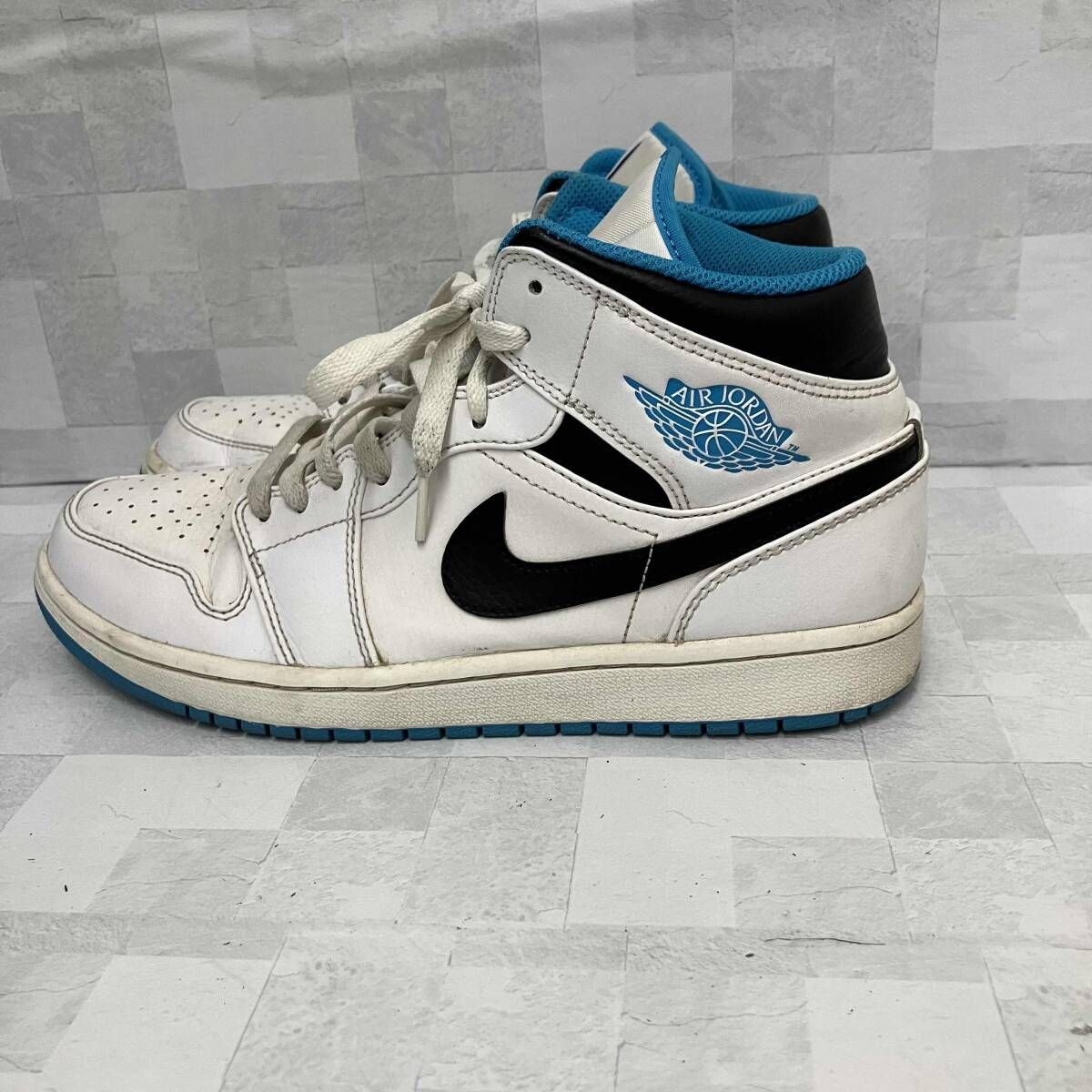 NIKE ナイキ スニーカー MID 554754-141 27 cm ブルー ホワイト ブラック