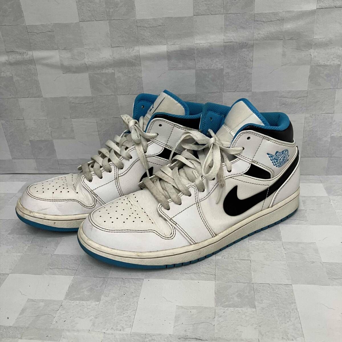 NIKE ナイキ スニーカー MID 554754-141 27 cm ブルー ホワイト ブラック