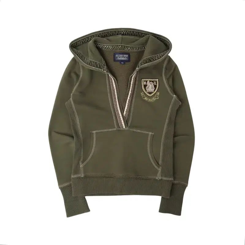 ポロジーンズ カーキ rl パッチ フーディ