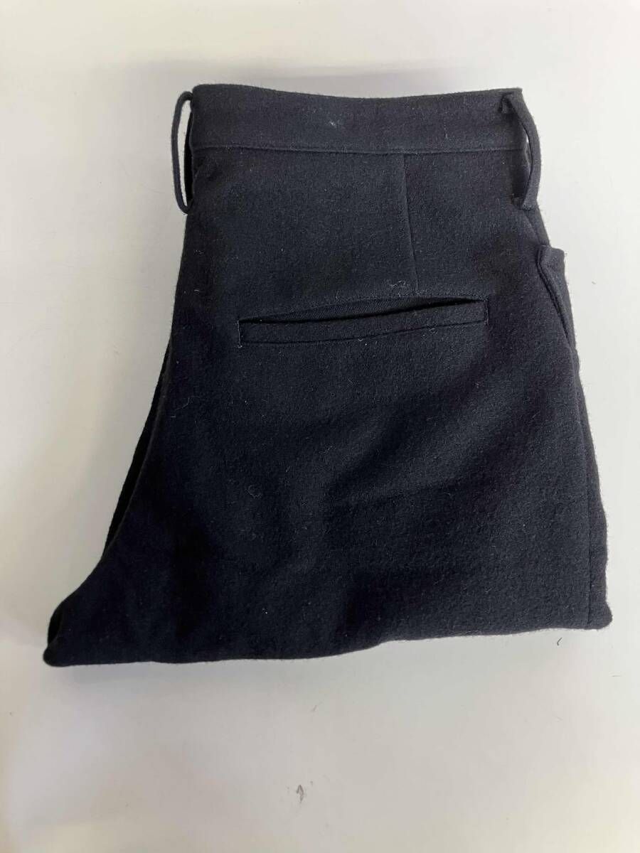 YOHJI YAMAMOTO ヨウジヤマモト プリュノアール ウールパンツ Mサイズ ブラック ウール ナイロン 日本製 レディース冬