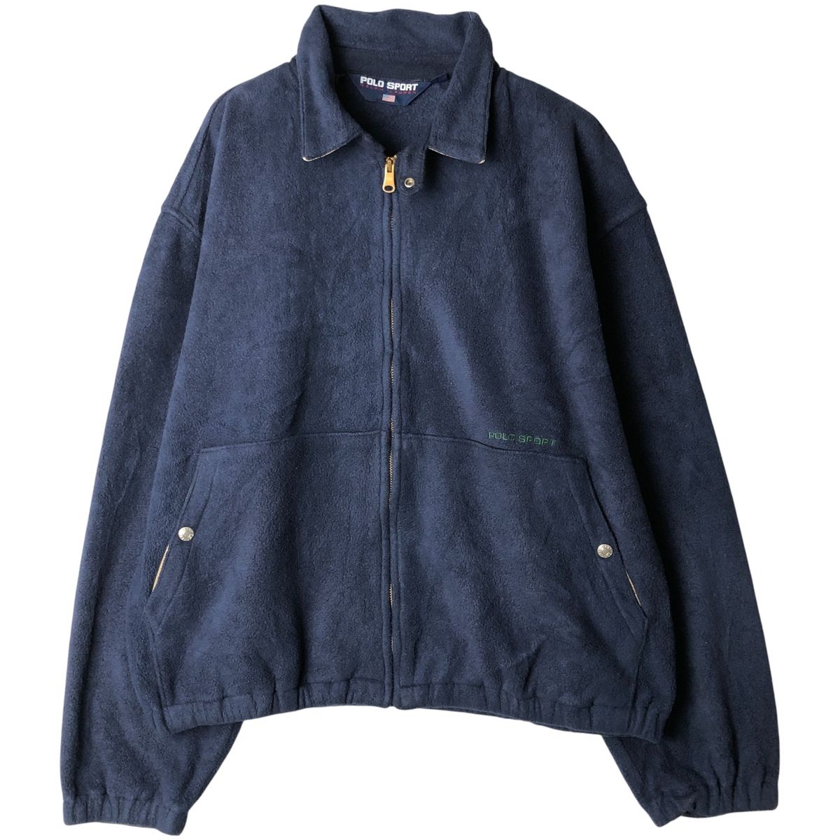 古着 90年代 ラルフローレン Ralph Lauren POLO SPORT ポロスポーツ スイングトップタイプ フリースジャケット |eaa 606950