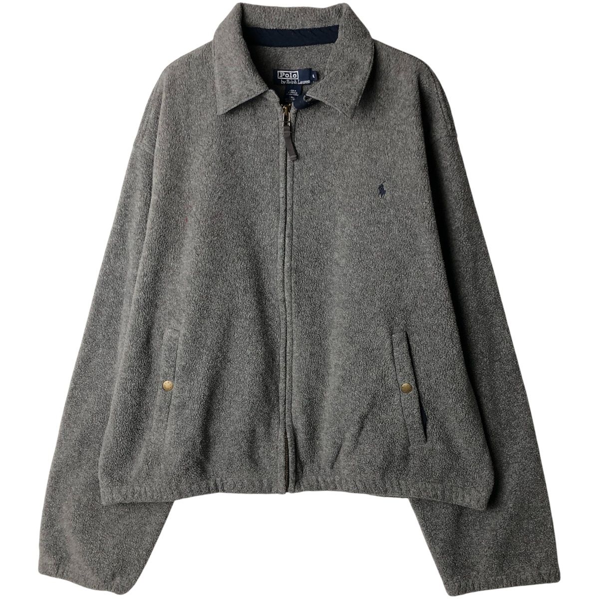 古着 ラルフローレン Ralph Lauren POLO by スイングトップタイプ フリースジャケット メンズXL相当|eaa 606952