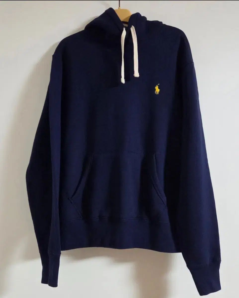 ポロ 起毛 ネイビー フードTシャツ L サイズ