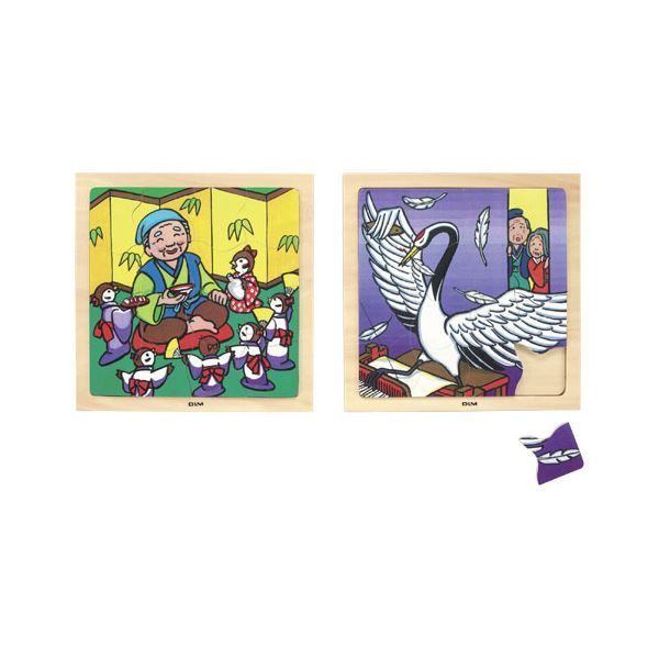 DLM 日本の昔話木のジグソーIV鶴の恩 AS 430