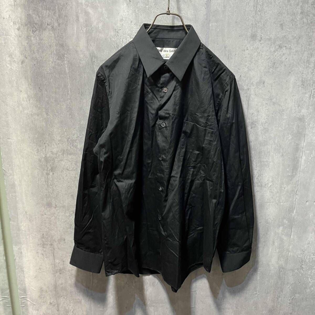 24 aw COMME des GARÇONS POKECT COTTON SHIRT ポケットコットンシャツ Lサイズ コムデギャルソン