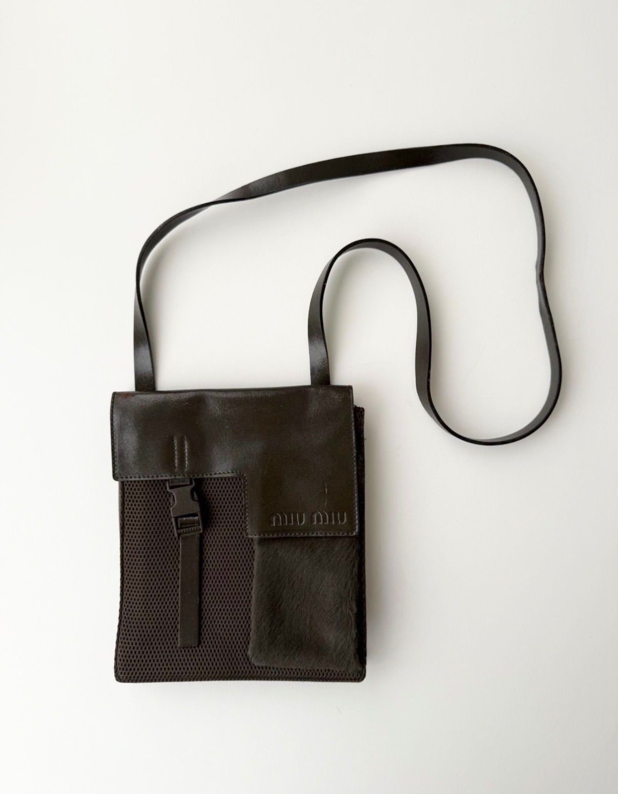 ショルダーバッグ FW1999 MIU MIU DOCKING SHOULDER BAG FW1999 MIU MIU DOCKING SHOULDER BAG オールド ミュウミュウ 1999年