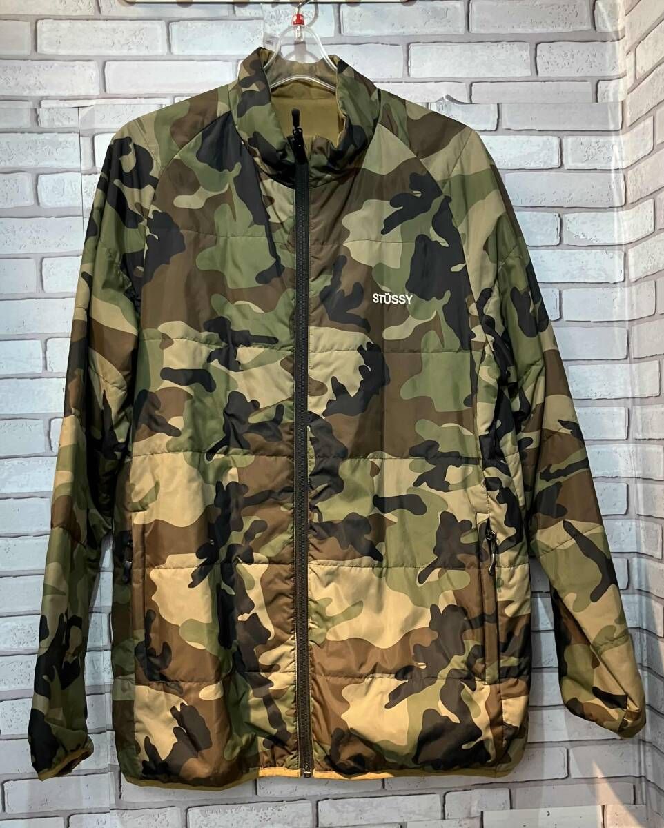 STUSSY ストューシー ジャケット カモフラ リバーシブル Lサイズ ストリート