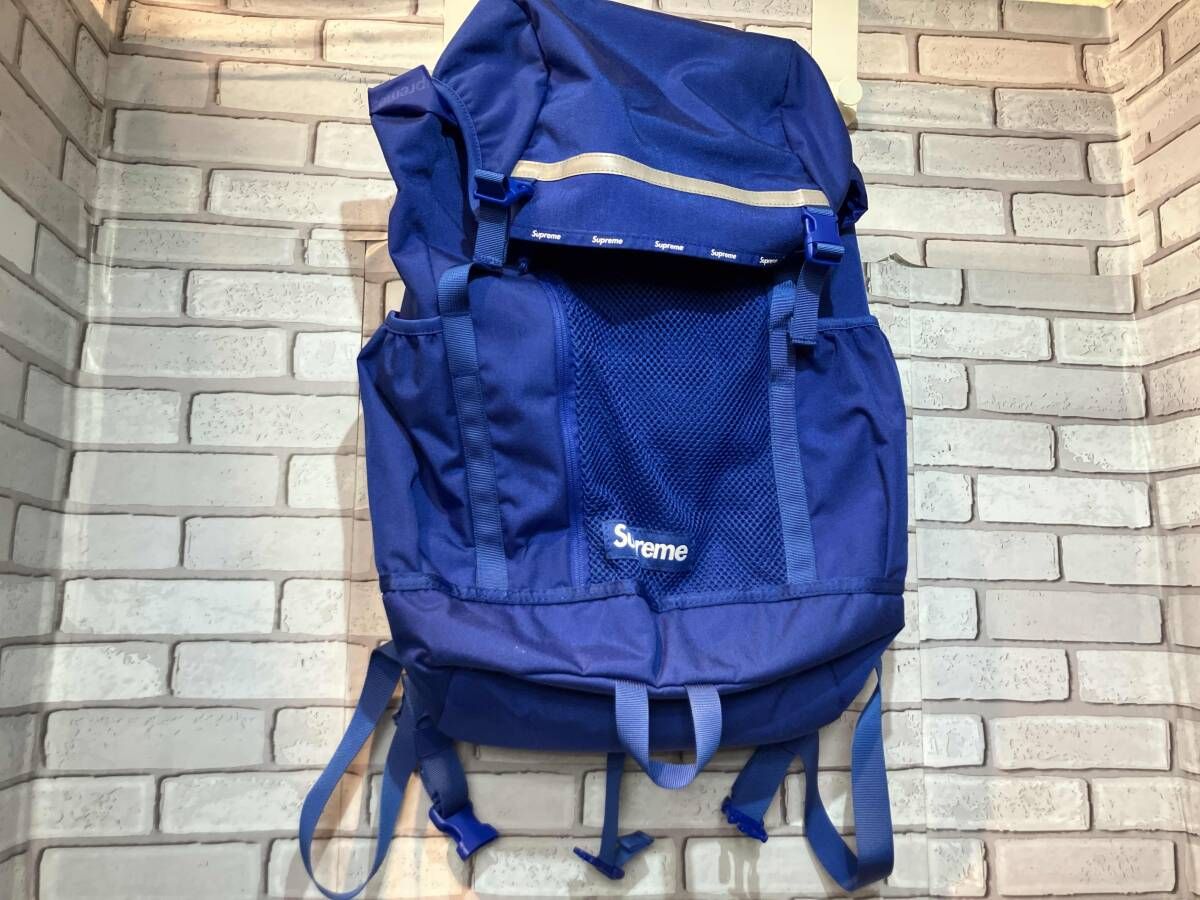 リュック Supreme シュプリーム backpack FW 24 青 ストリート