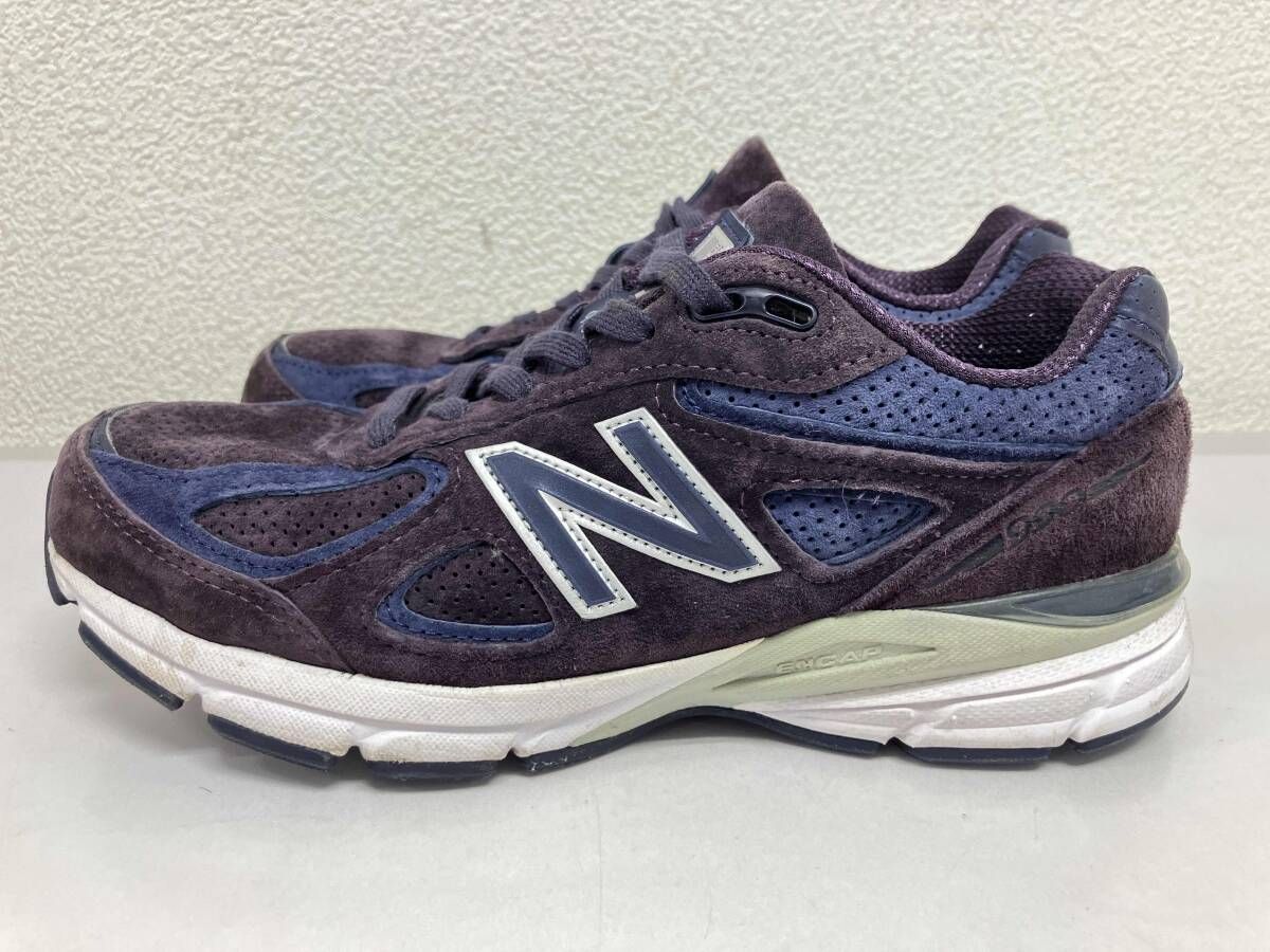 new balance ニューバランス USA製 M990EP4 パープル スニーカー 25cm