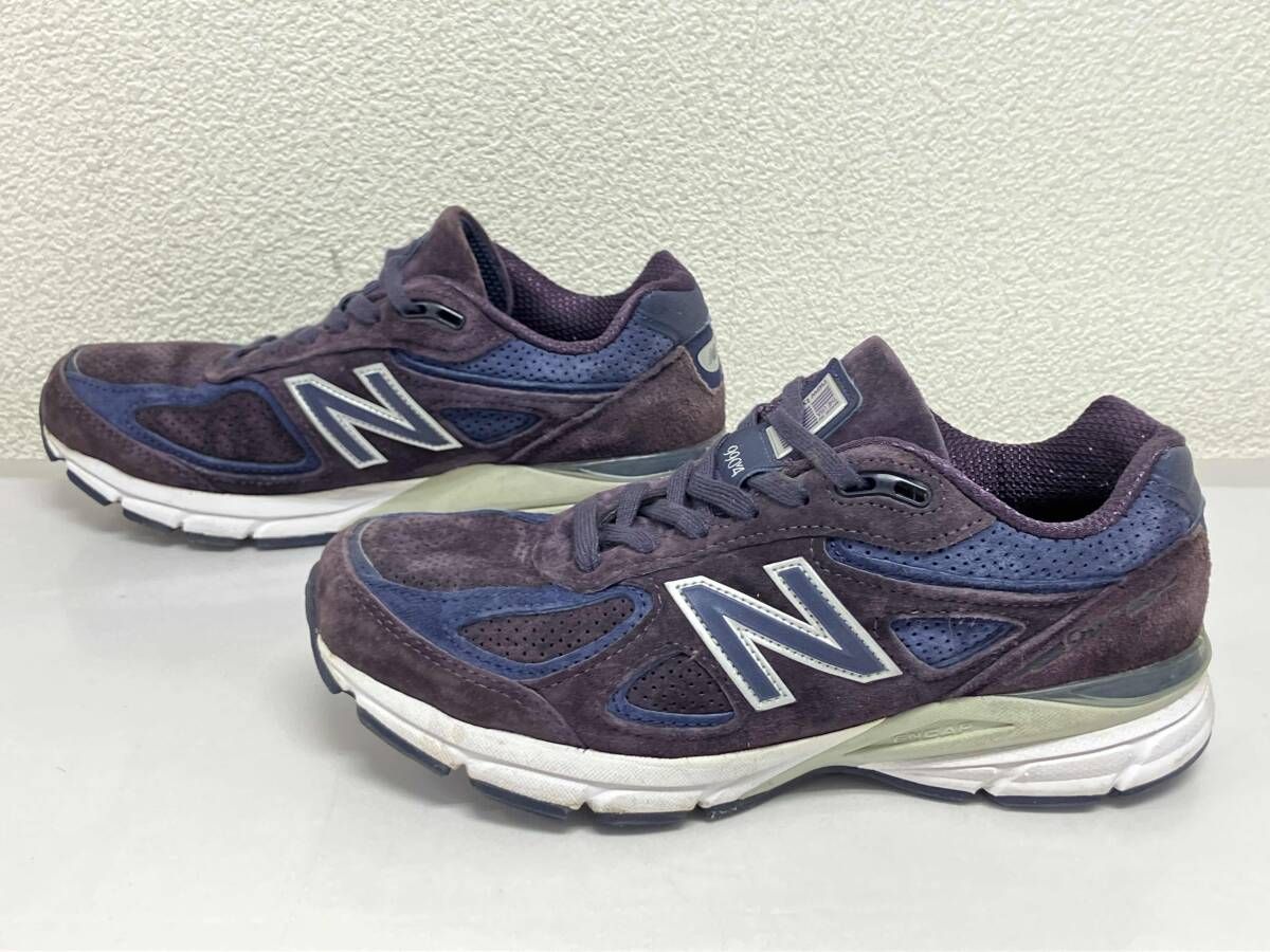 new balance ニューバランス USA製 M990EP4 パープル スニーカー 25cm