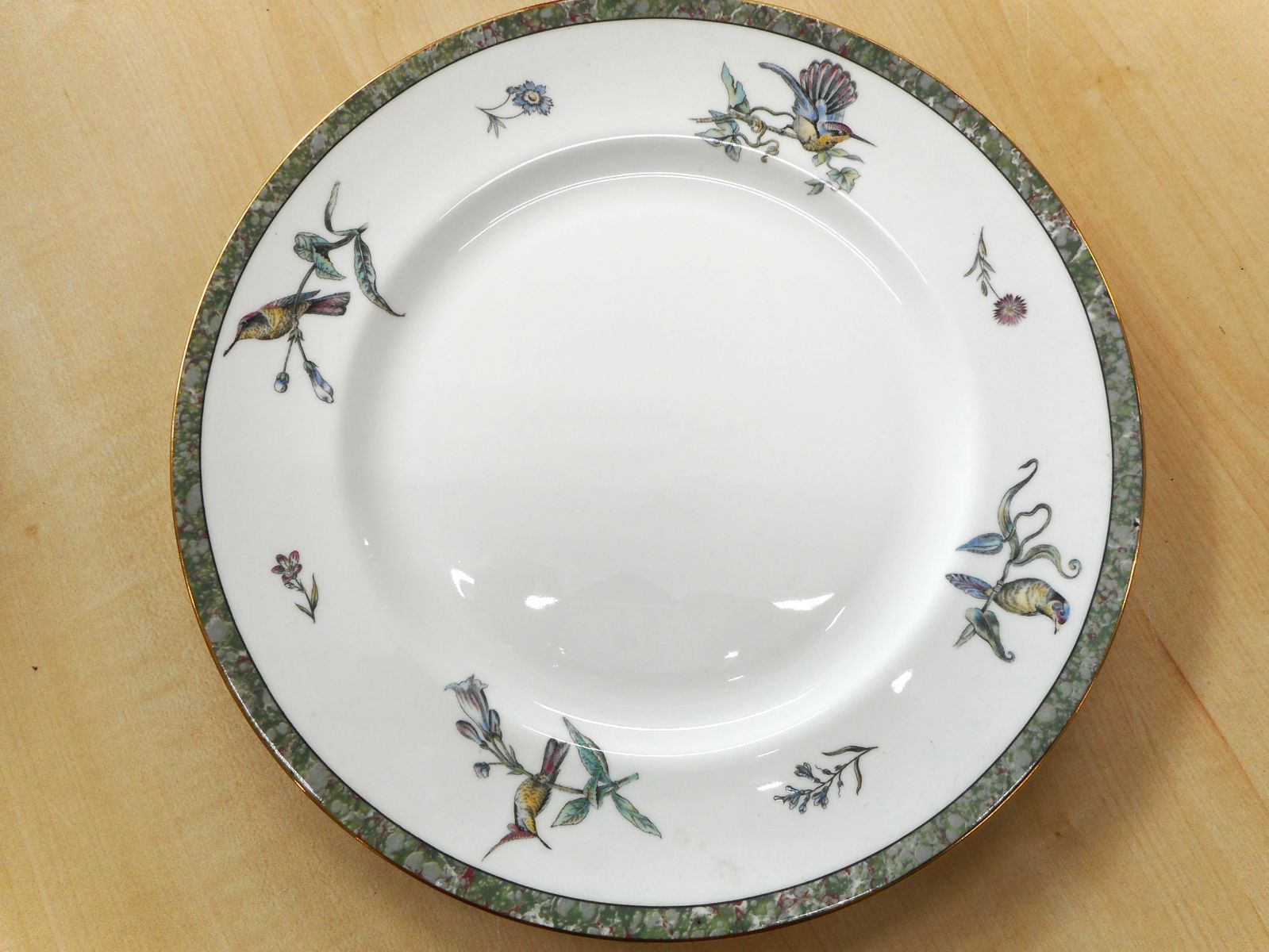 ❦ウェッジウッドのプレート皿　ハミングバード　ボンチャイナ WEDGWOOD ハミングバード ボーンチャイナ皿 - メルカリ