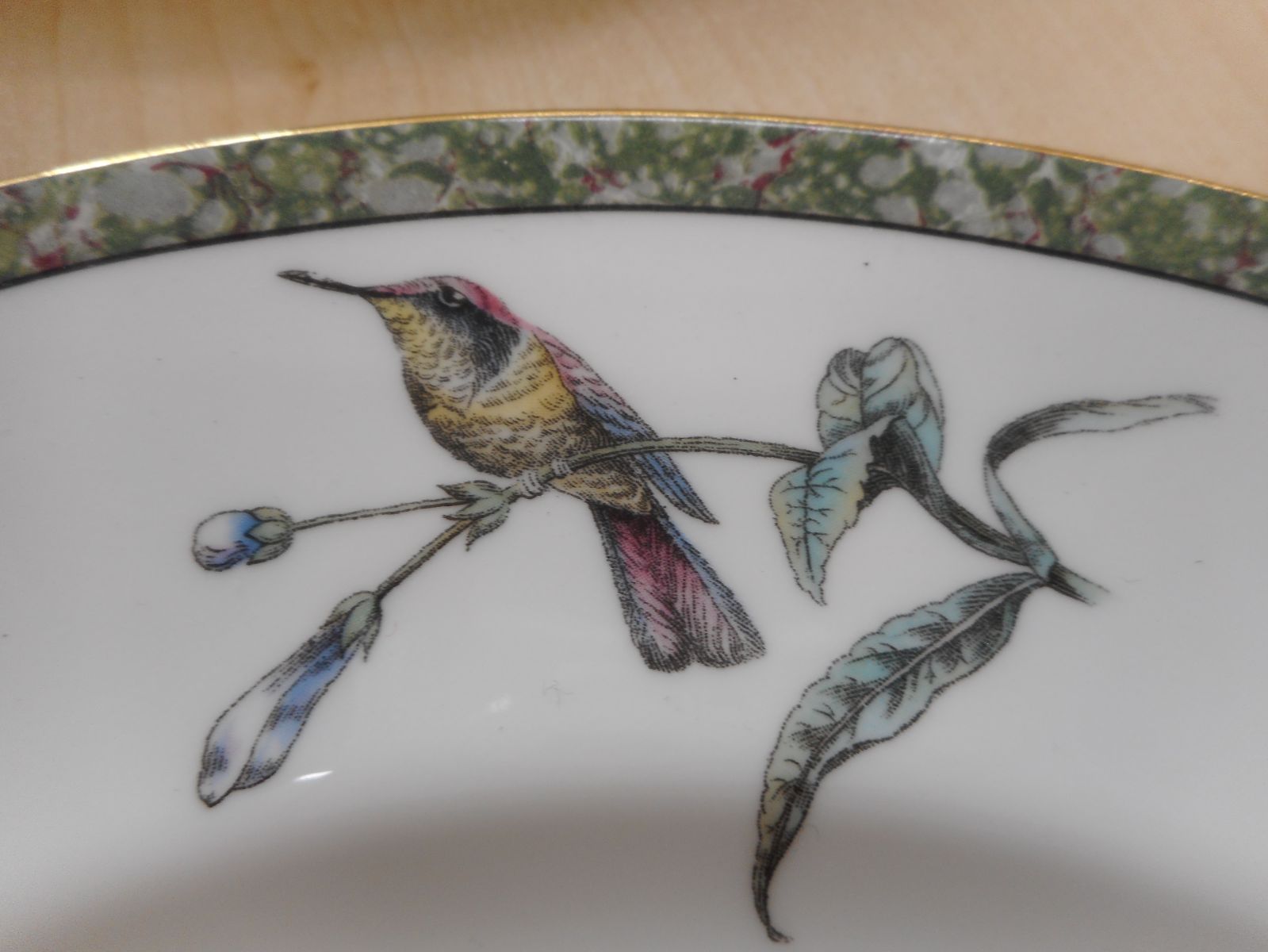 ❦ウェッジウッドのプレート皿　ハミングバード　ボンチャイナ ❦ウェッジウッドのプレート皿 ハミングバード ボンチャイナ ハミング