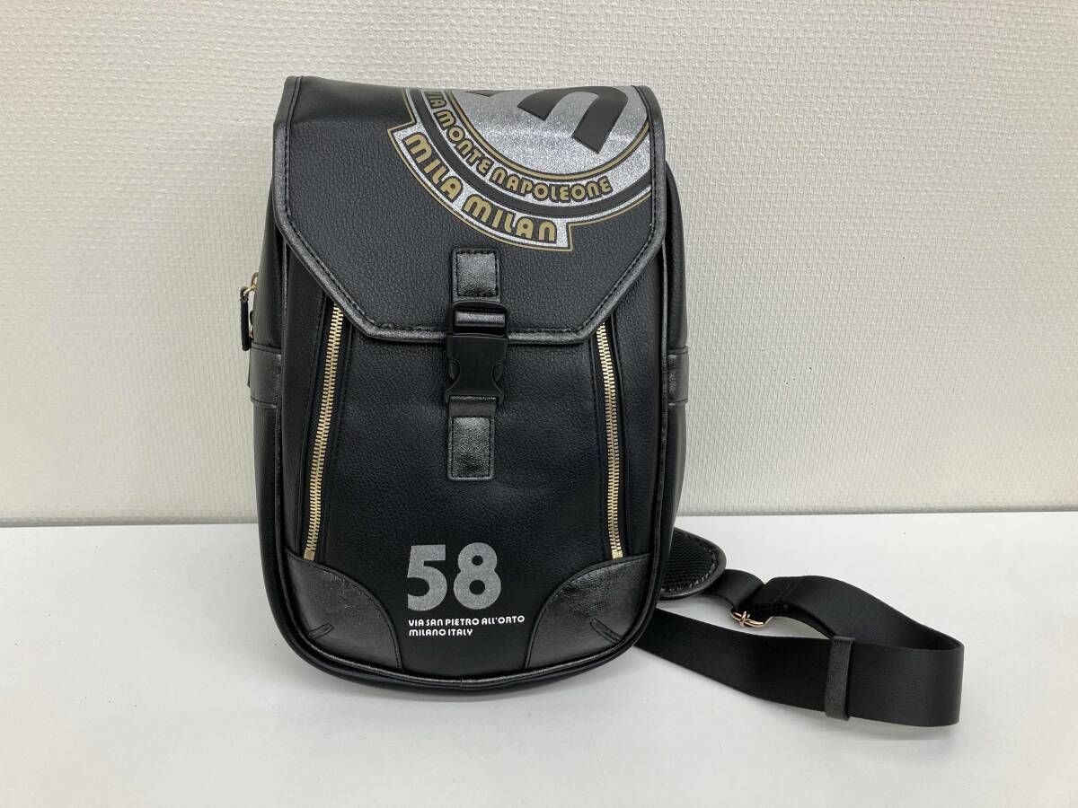 mila milan ミラ ミラン ボディバッグ ブラック
